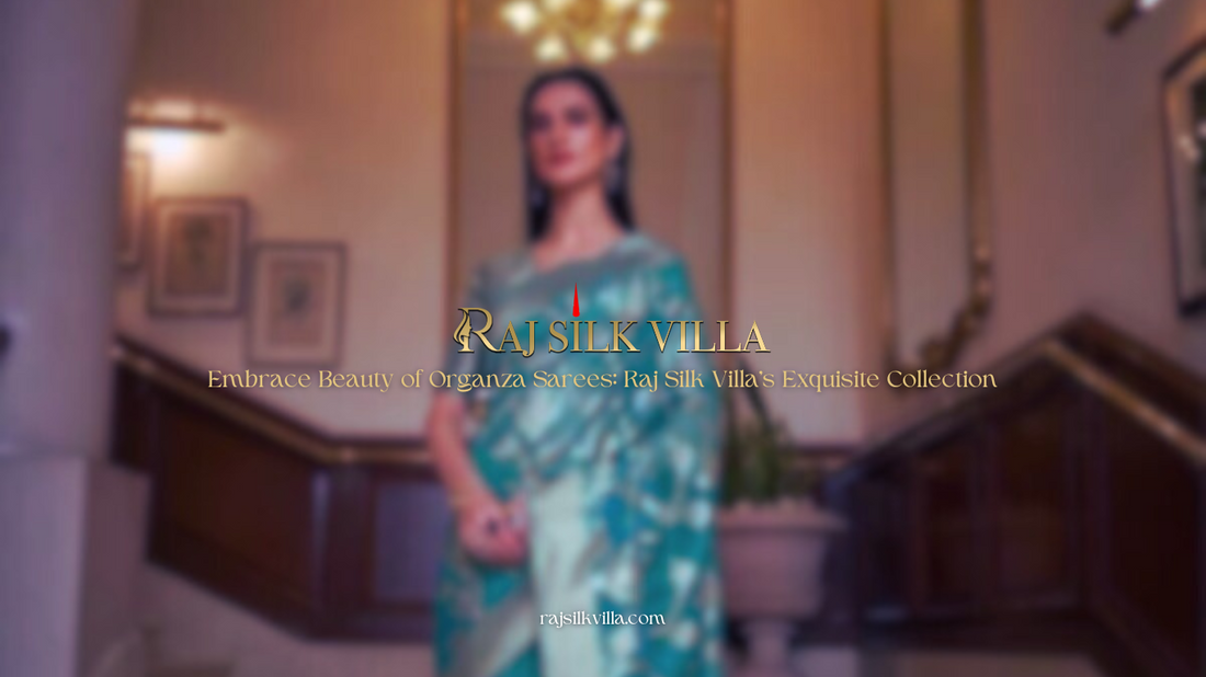 Embrace Beauty of Organza Sarees: Raj Silk Villa's Exquisite Collection