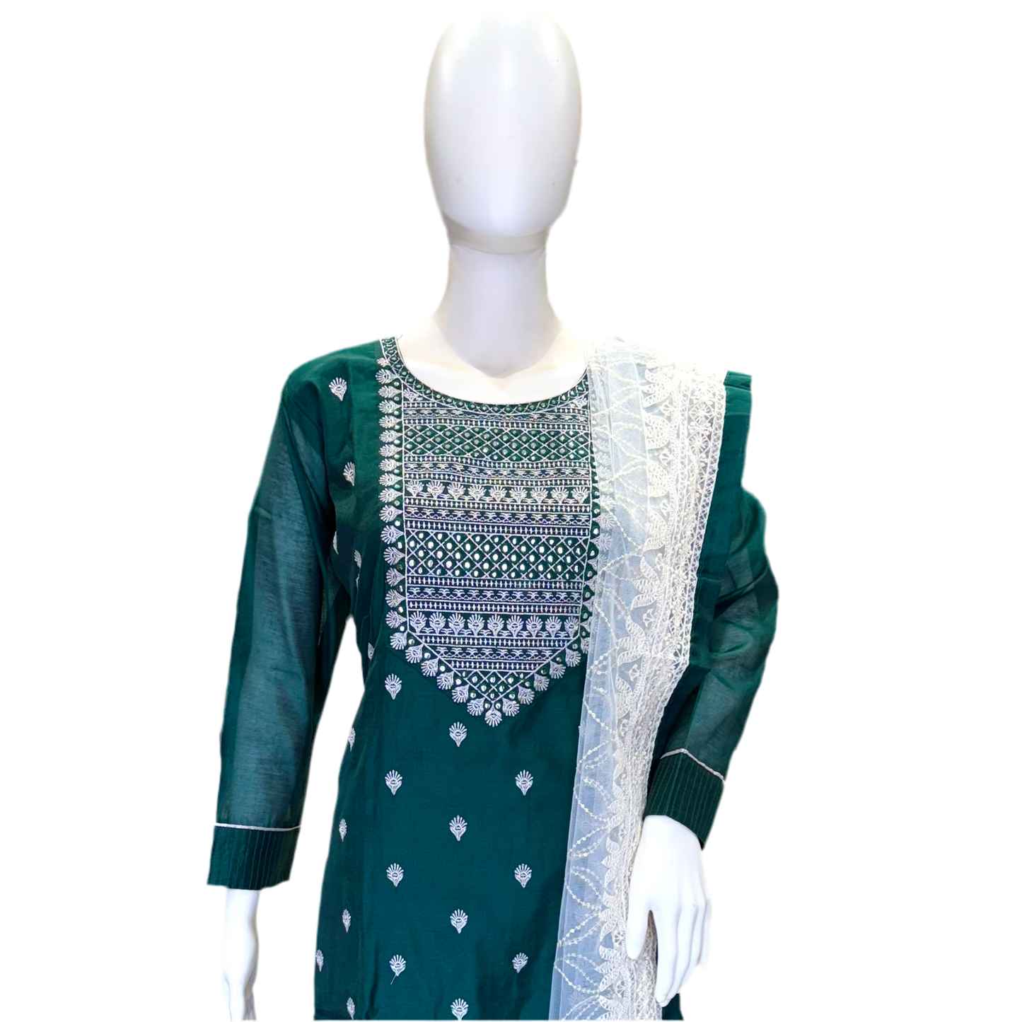 Chanderi Silk | Designer Chudidar Set