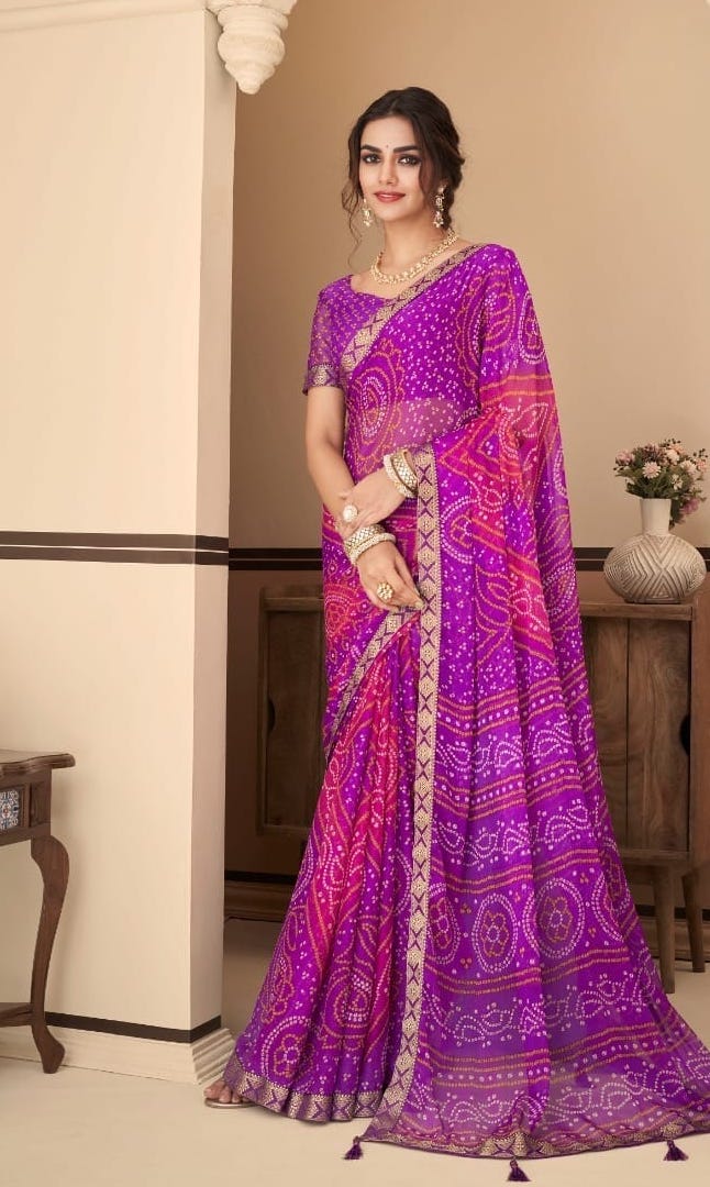 Paridhi 5D Designer Chiffon Sarees – Kavya Style Plus