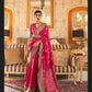 Soft Tussar Silk Saree W/ Rich Pallu