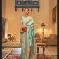 Soft Silk Copper Weaving Zari Saree W/ Rich Pallu