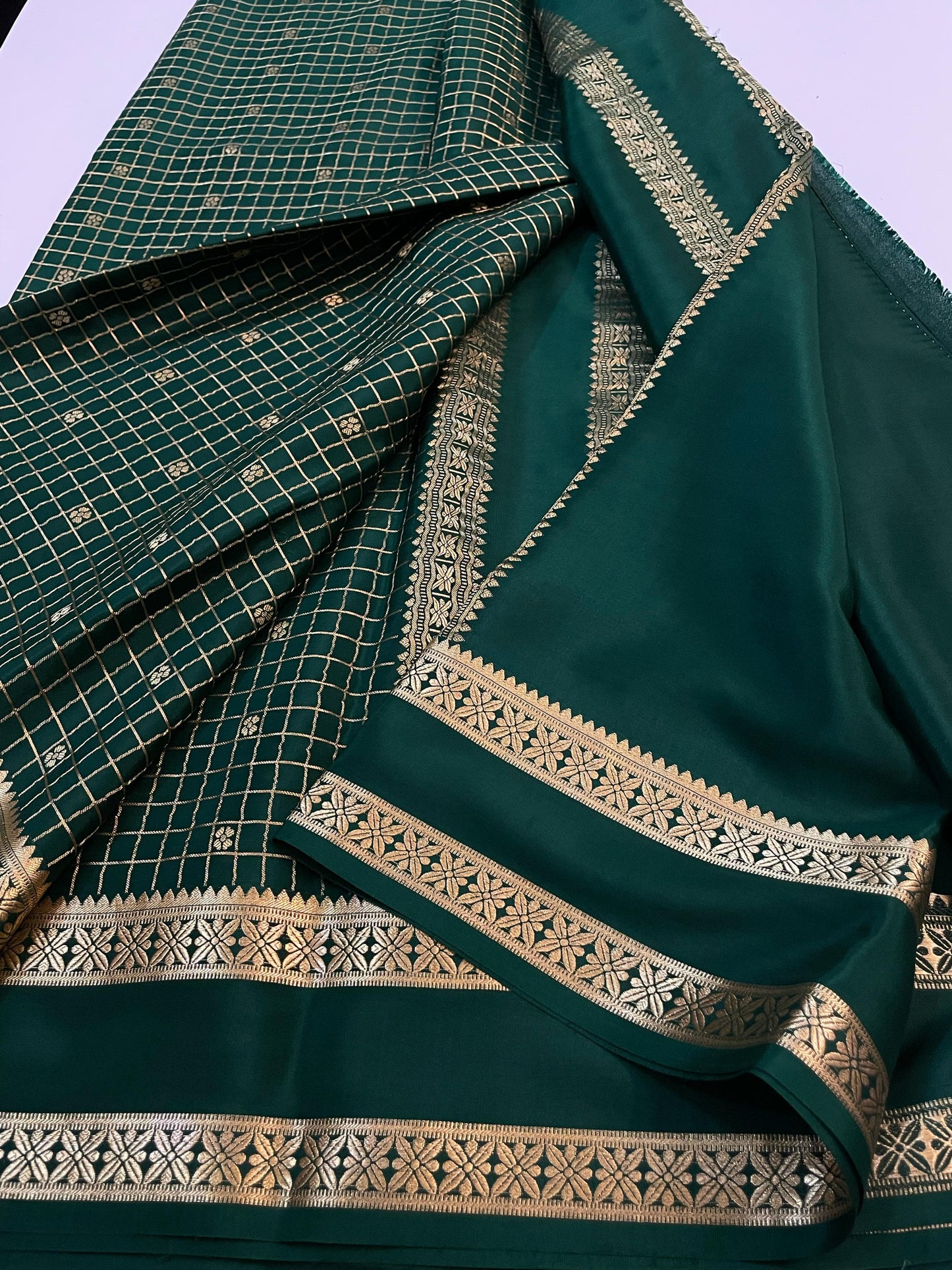 Pure Mysore Silk Saree | 120 grams | KSIC grade | Silk Certification