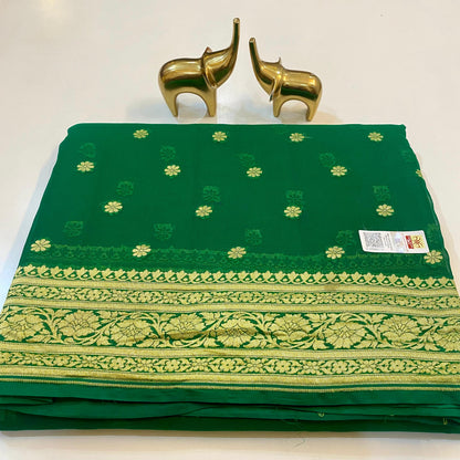 Khadi Chiffon Banaras Saree