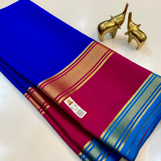 Pure Mysore Silk Saree | 120 grams | KSIC grade silk