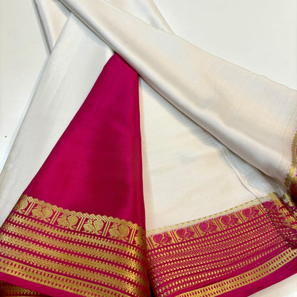 Pure Mysore Silk Saree | 100 Gram KSIC Grade Thickness