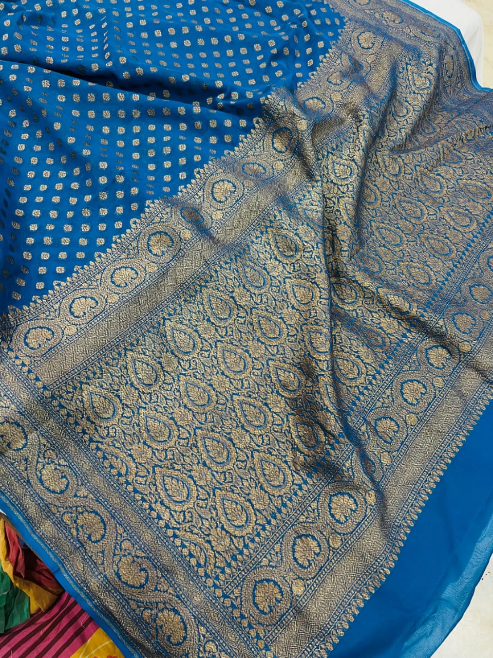 Banarasi Khaddi Chiffon Saree