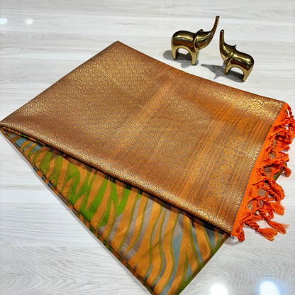Soft Silk Semi Kanchivaram Saree 