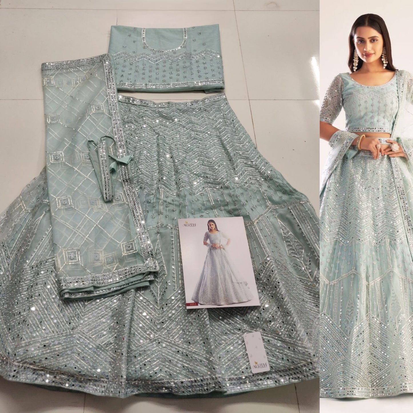 Semi Stitched Designer Lehenga