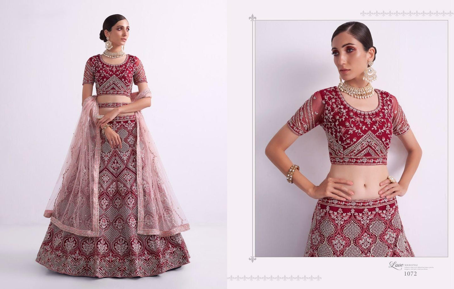 Net Lehenga with Blouse