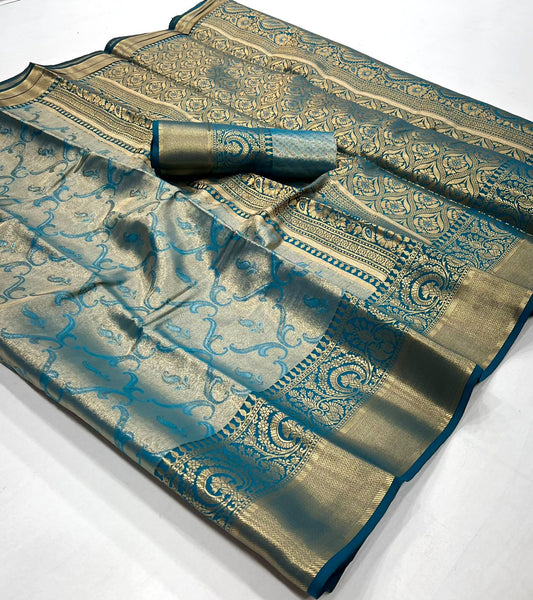 Dharmavaram Semi Silk Saree