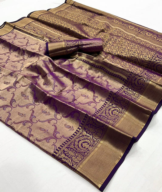 Dharmavaram Semi Silk Saree