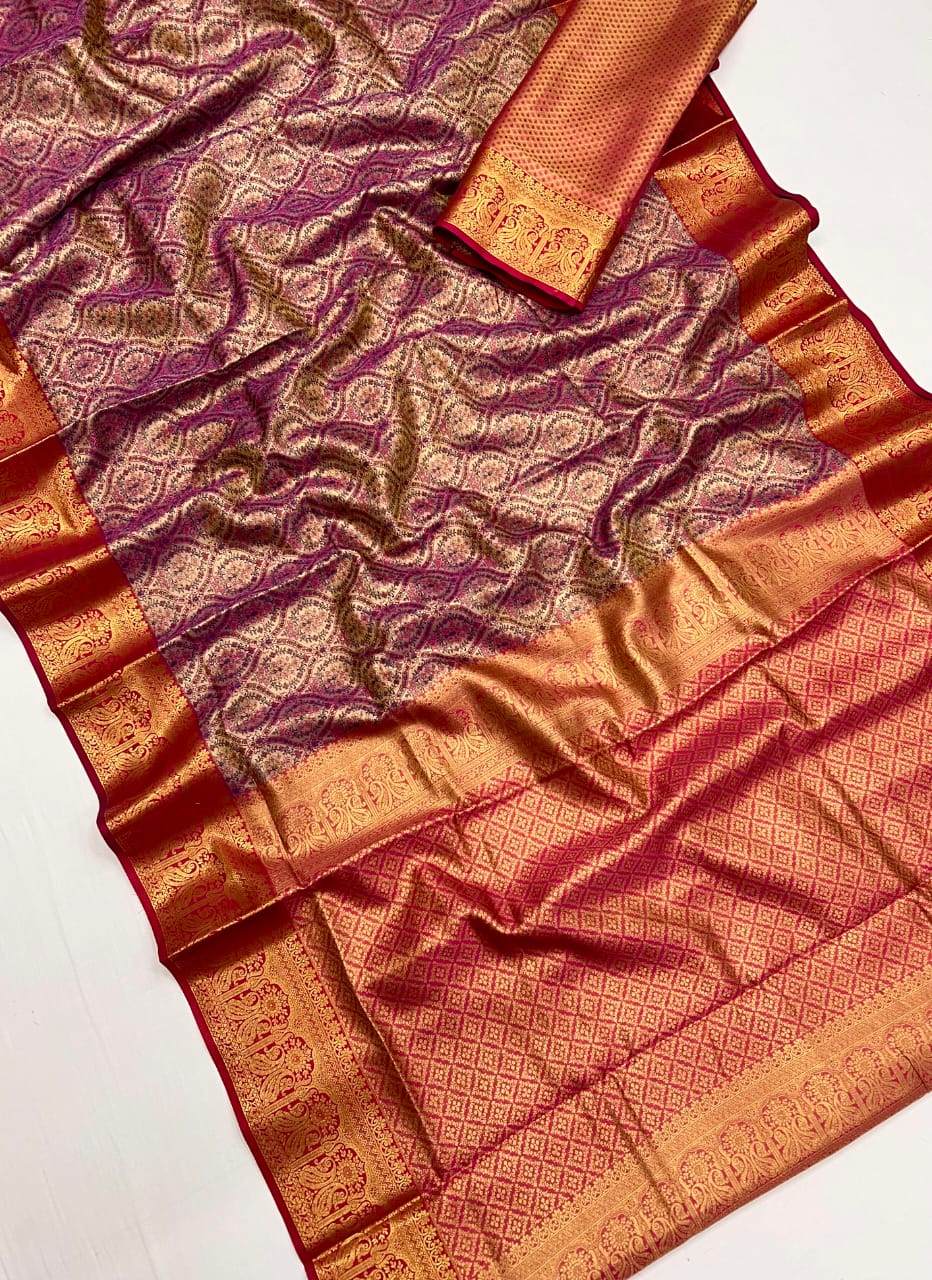 Soft Silk Semi Kanchivaram Saree