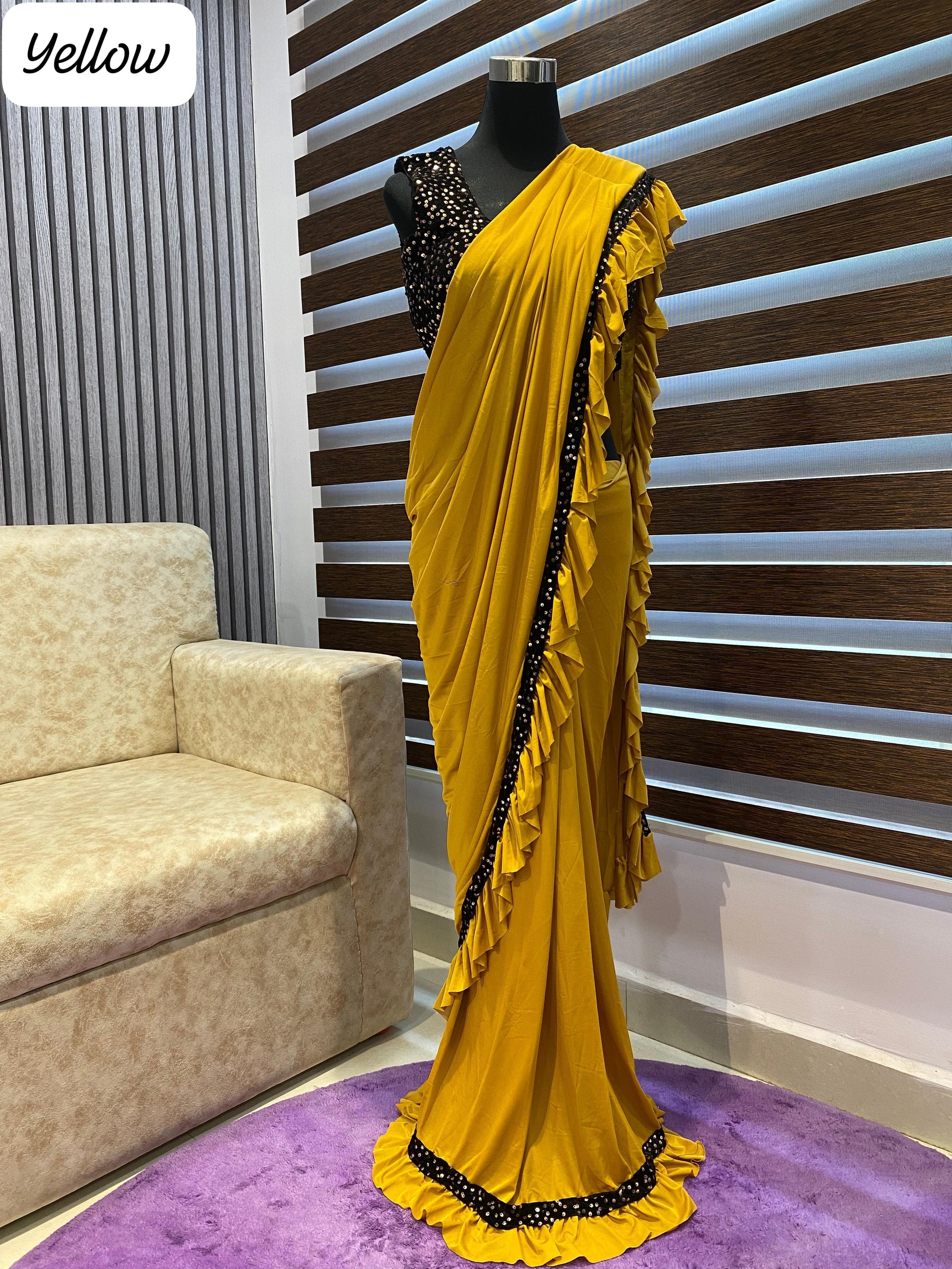 Ready Made Lycra Saree