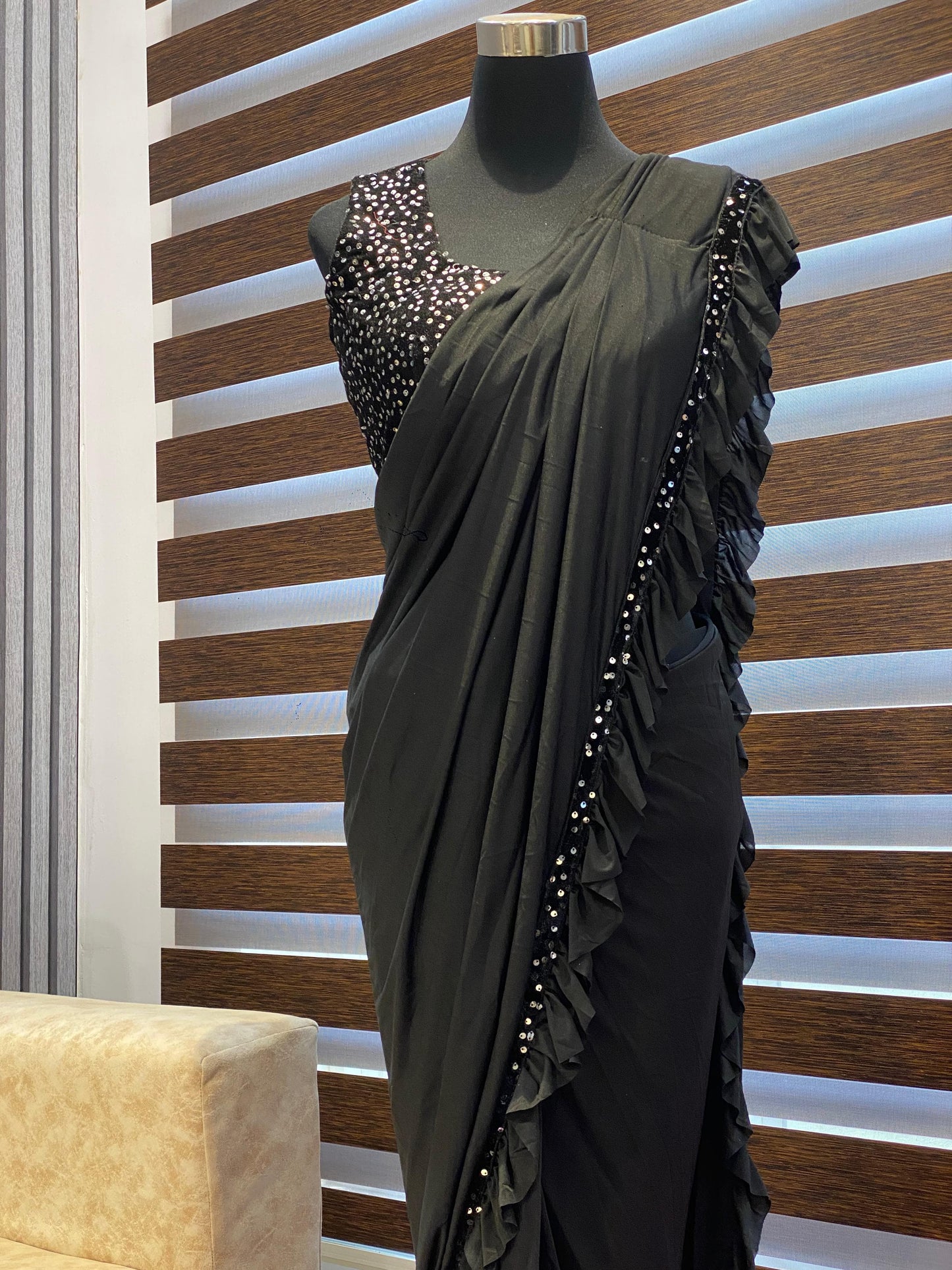 Ready Made Lycra Saree