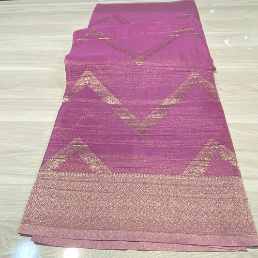 Banarasi Designer Crepe Saree