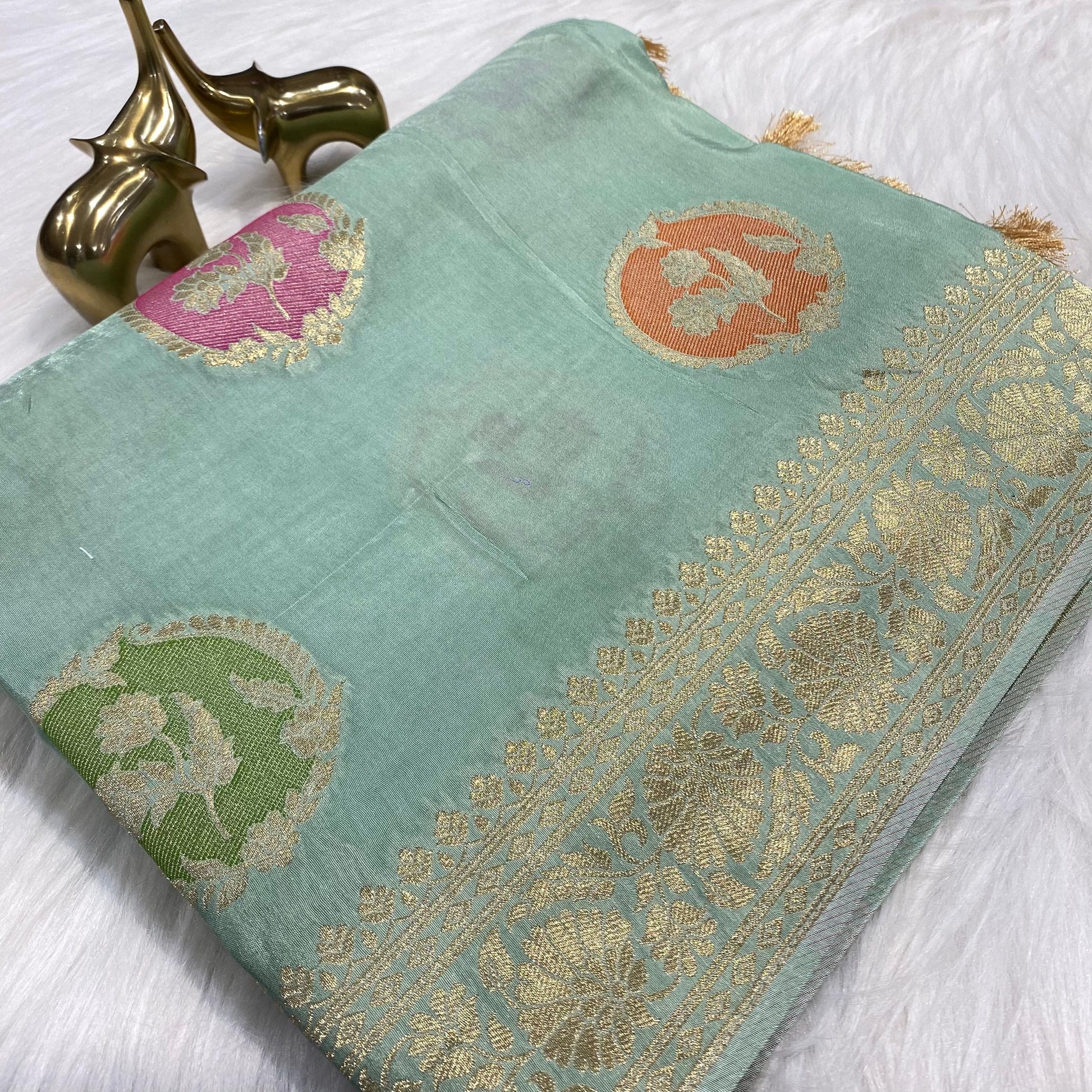 Pure Dola Silk Banarasi Saree