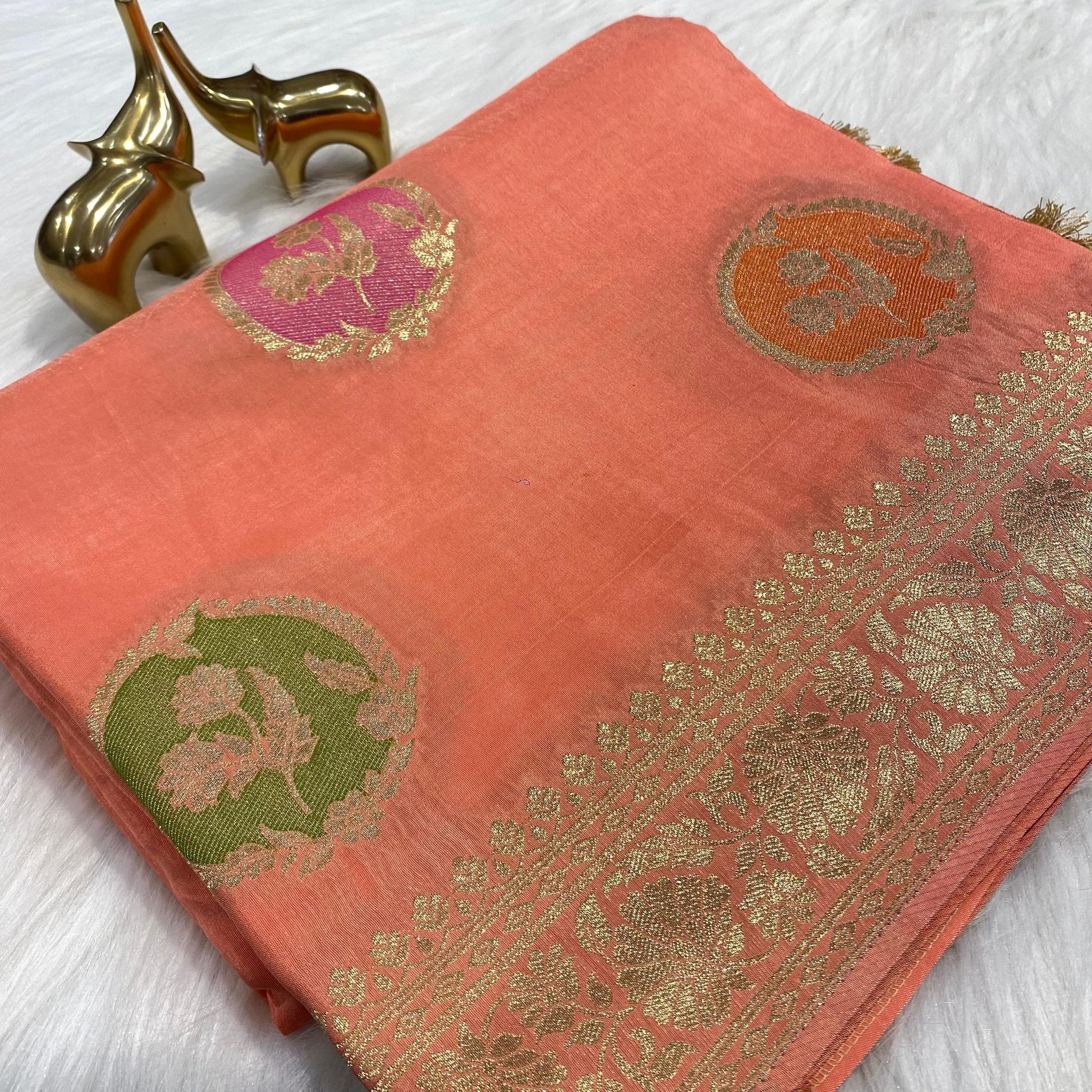 Pure Dola Silk Banarasi Saree