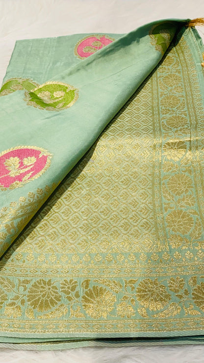 Pure Dola Silk Banarasi Saree