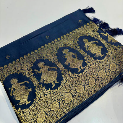 Banarasi Crepe Zari Saree