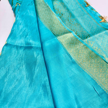 Pure Viscose Banaras Saree