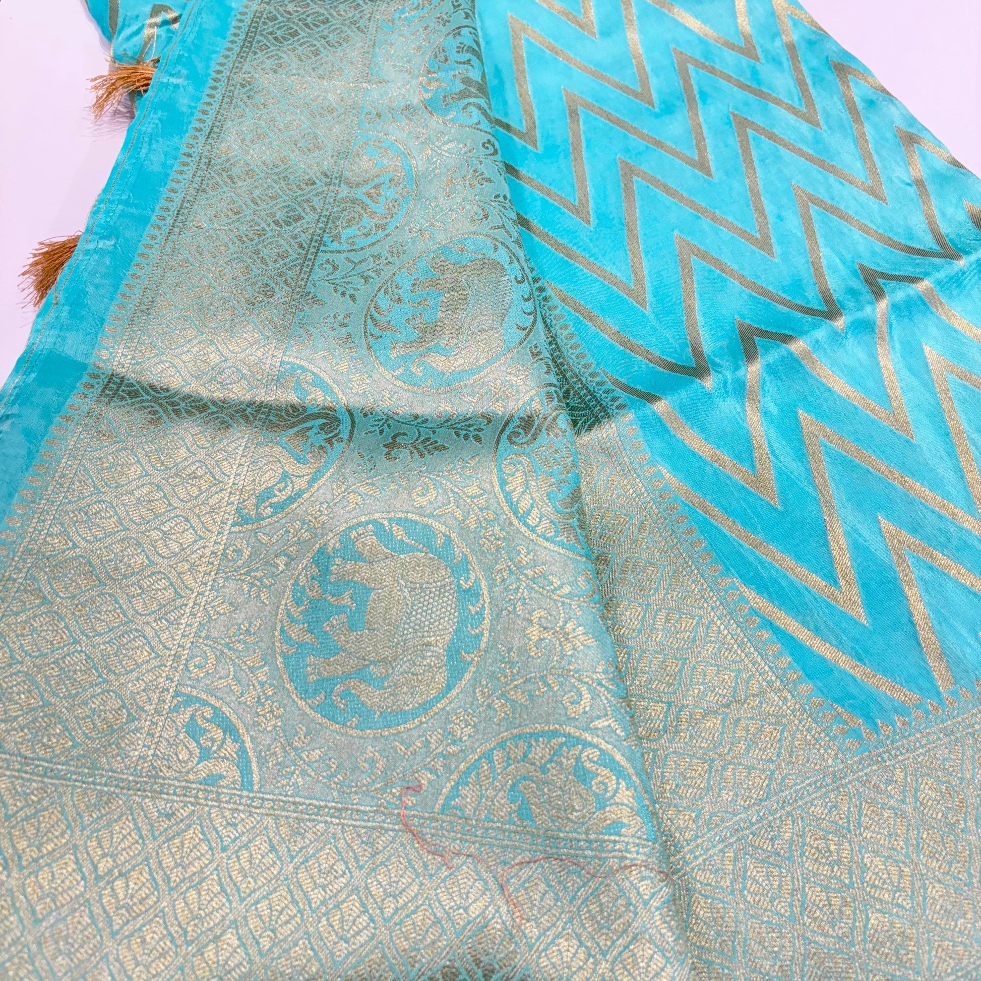 Pure Viscose Banaras Saree