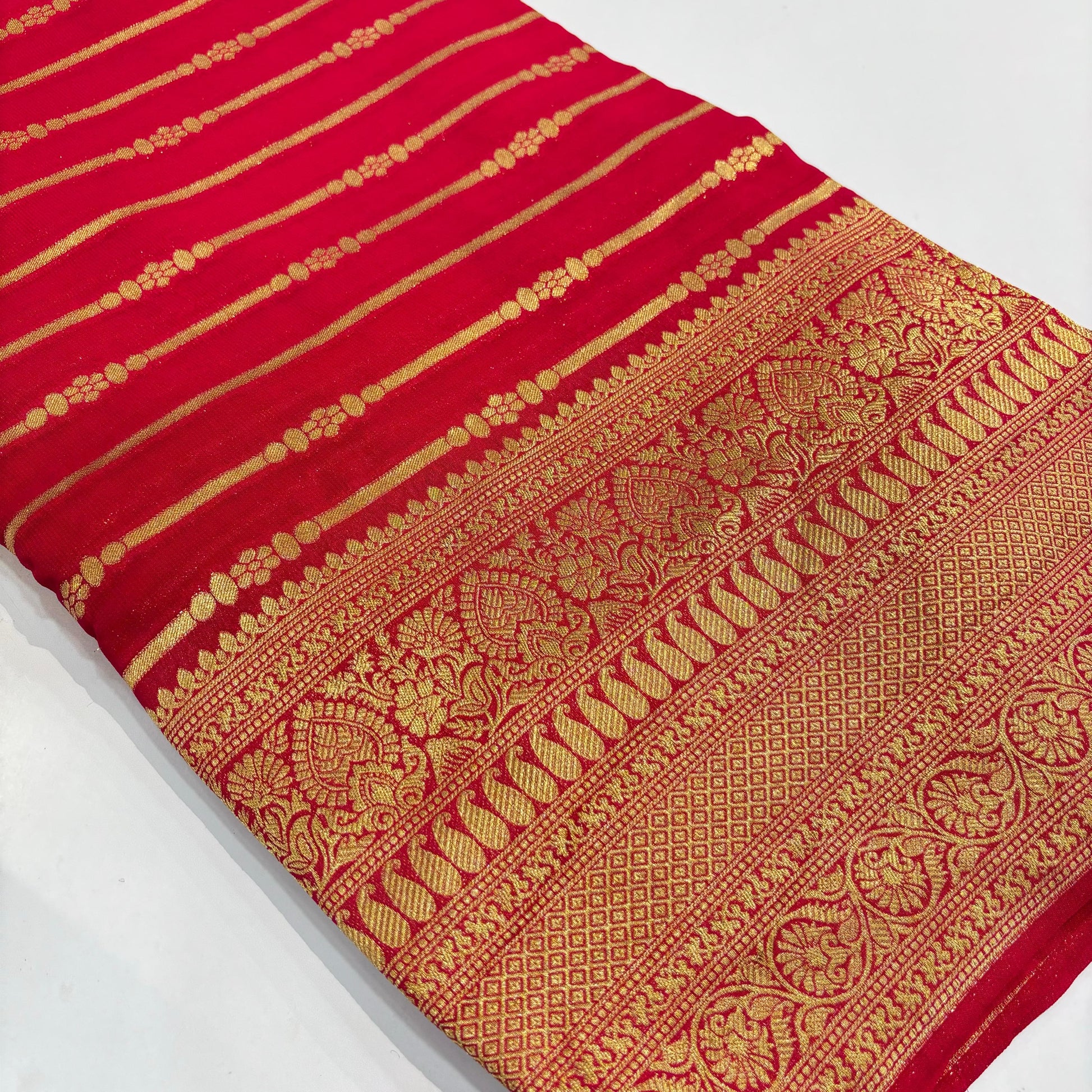 Pure Viscose Banaras Saree