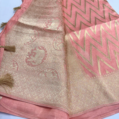 Pure Viscose Banaras Saree