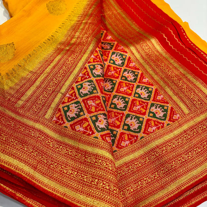 Pure Viscose Banaras Saree