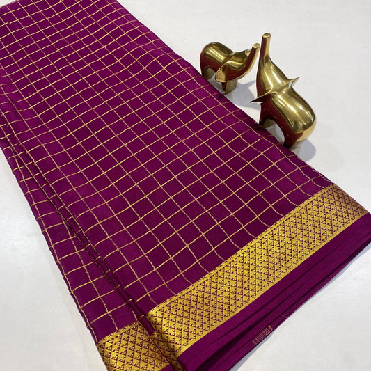 Pure Mysore Silk Saree