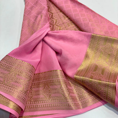 Brocade Mysore Silk Saree