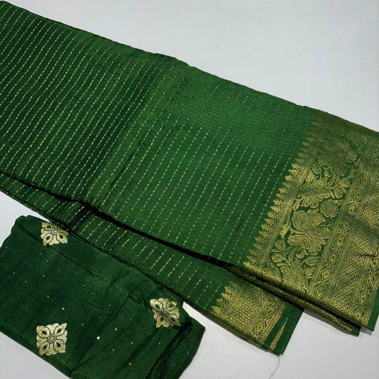 Semi Mysore Silk Saree