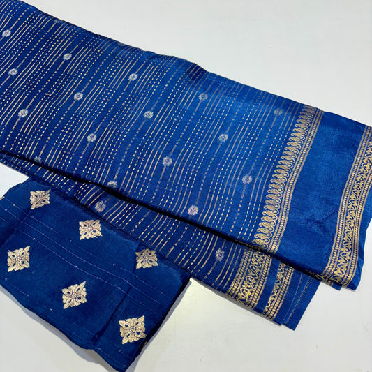 Semi Mysore Silk Saree