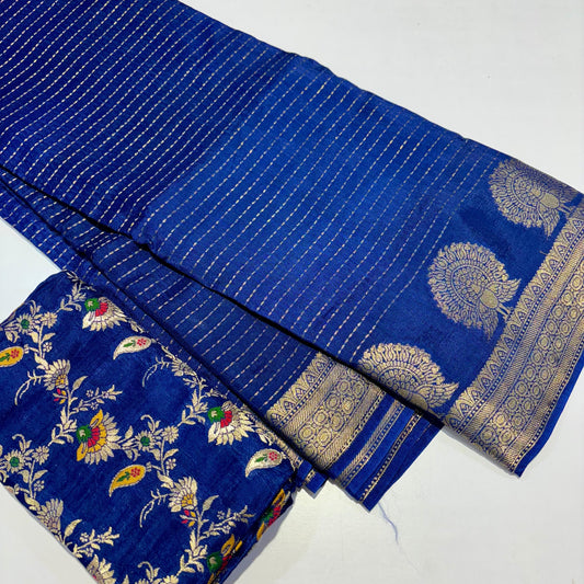 Semi Mysore Crepe Silk Saree