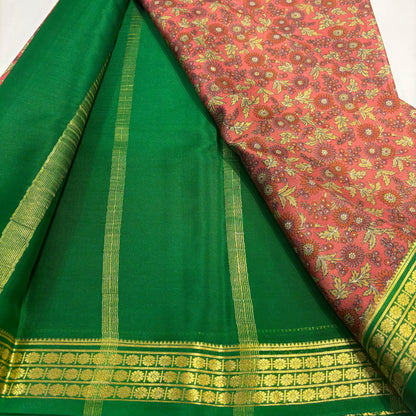 Pure Mysore Printed Silk Saree