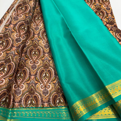 Pure Mysore Printed Silk Saree