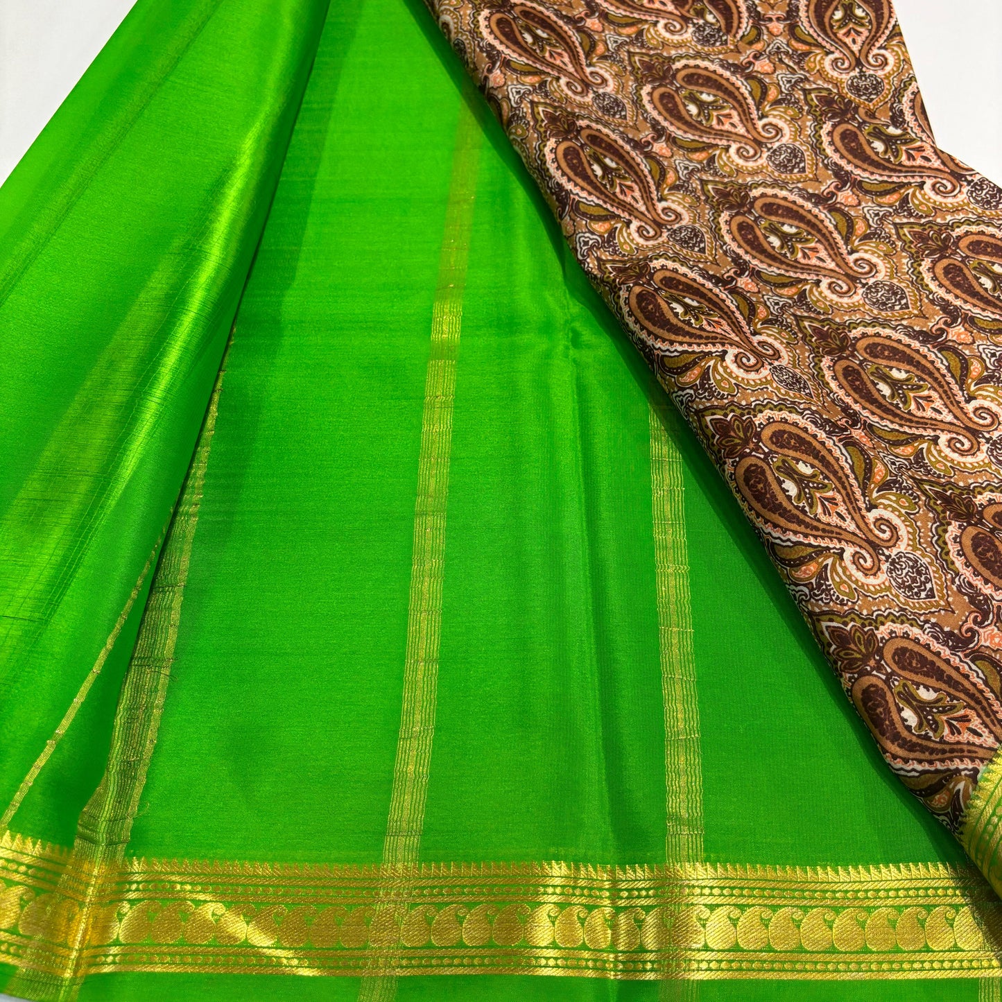 Pure Mysore Printed Silk Saree