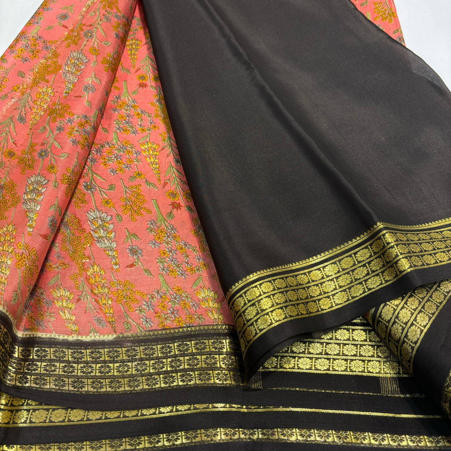 Pure Mysore Printed Silk Saree