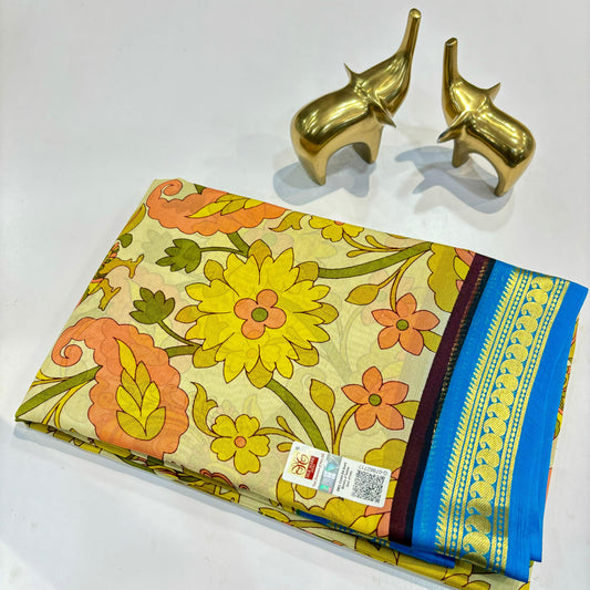 Pure Mysore Printed Silk Saree