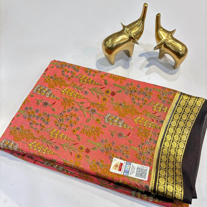 Pure Mysore Printed Silk Saree