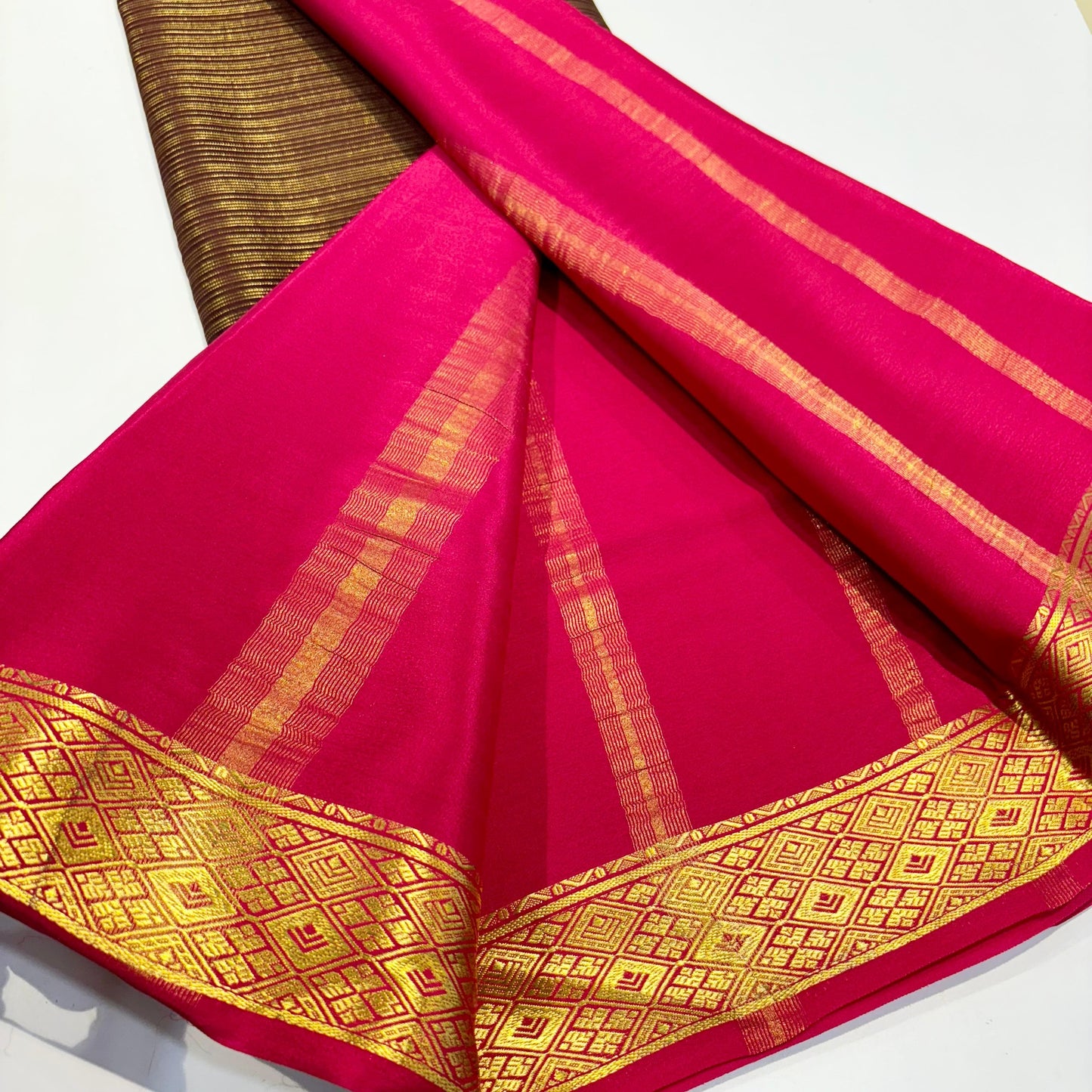 Pure Mysore Silk Saree