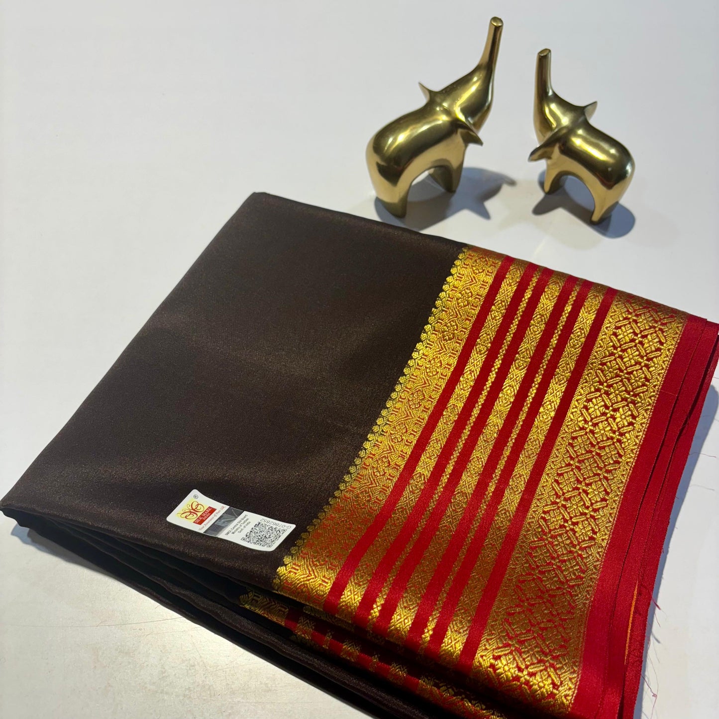 Printed Pure Mysore Silk Saree