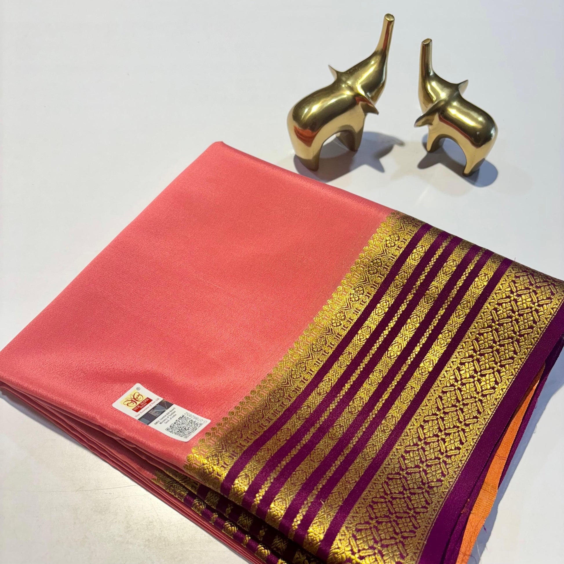 Printed Pure Mysore Silk Saree