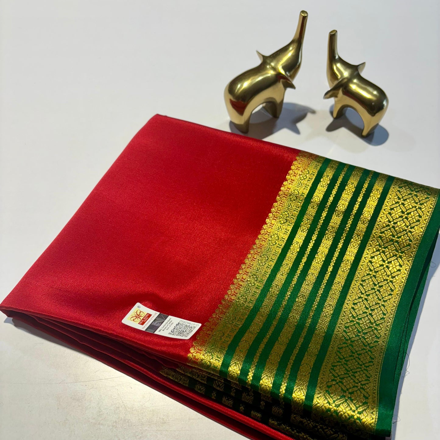 Printed Pure Mysore Silk Saree