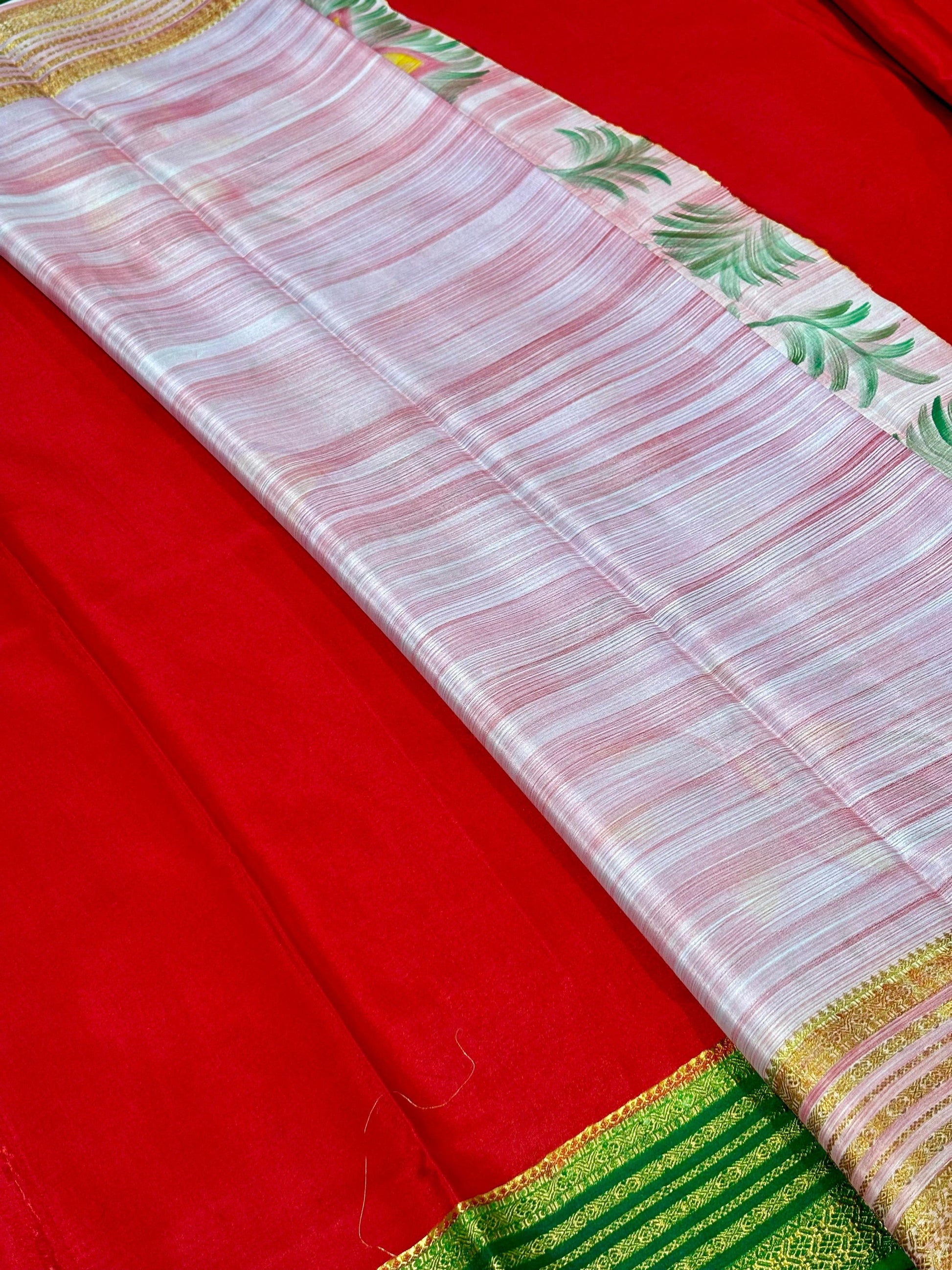 Printed Pure Mysore Silk Saree