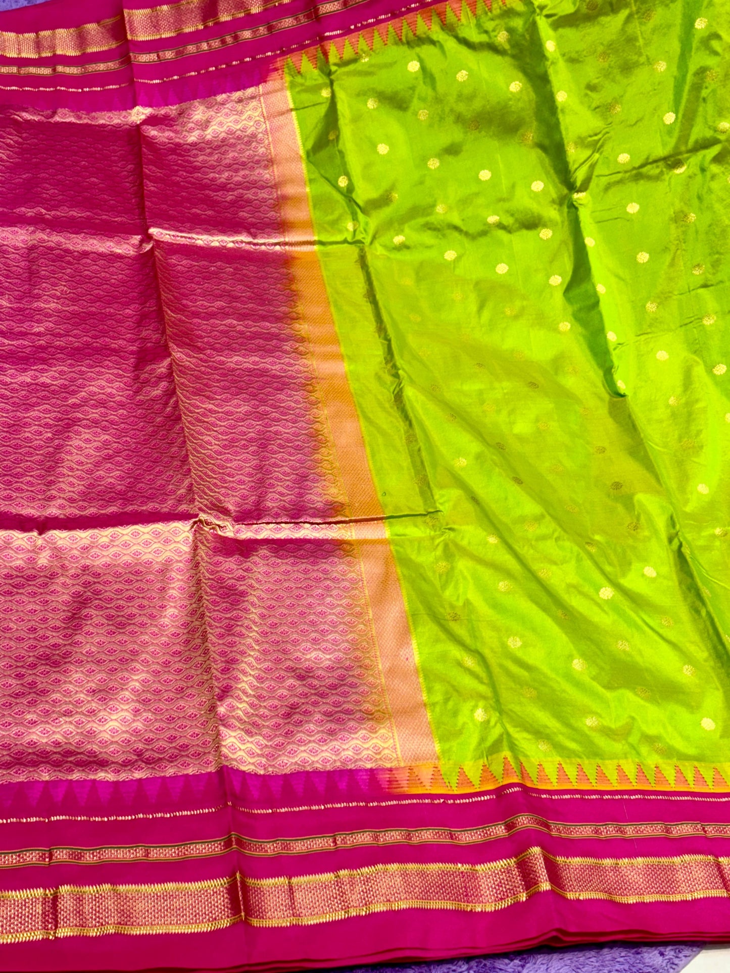 Pure Ilkal Silk Saree