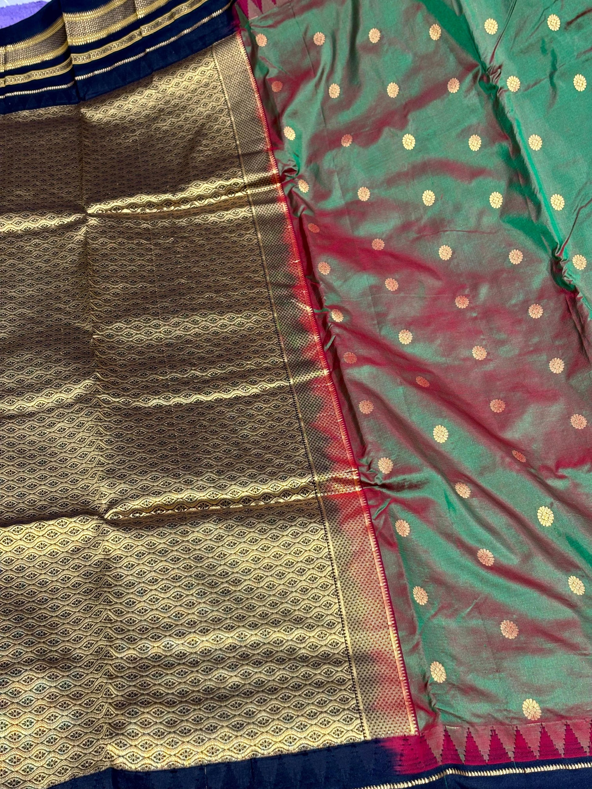 Pure Ilkal Silk Saree