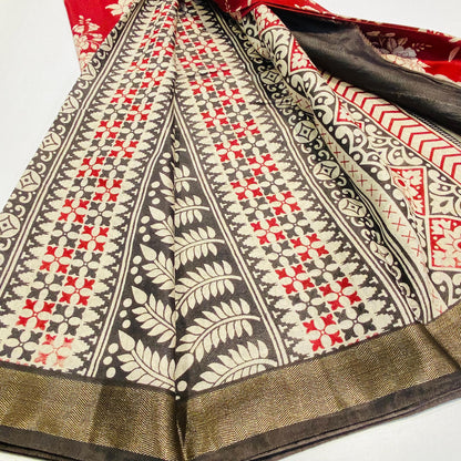 Pashmina Chanderi Silk Cotton Saree