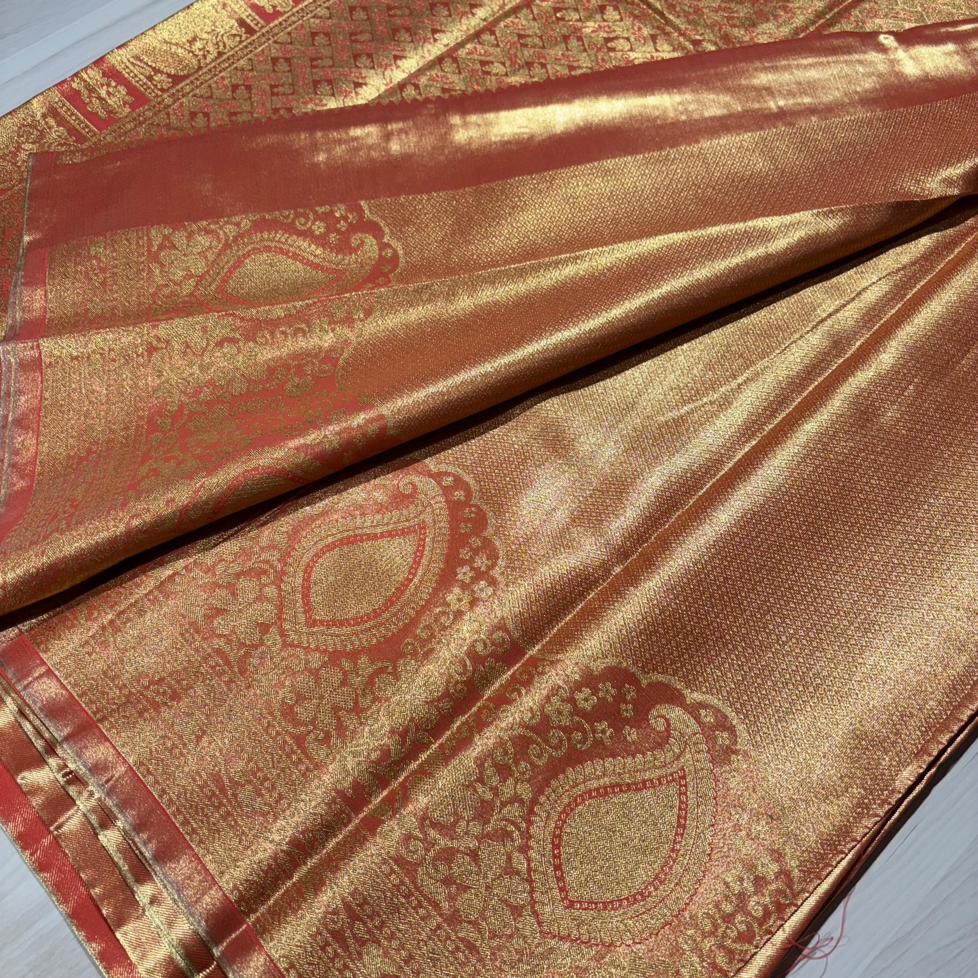 Semi Kanchivaram Soft Tissue Saree