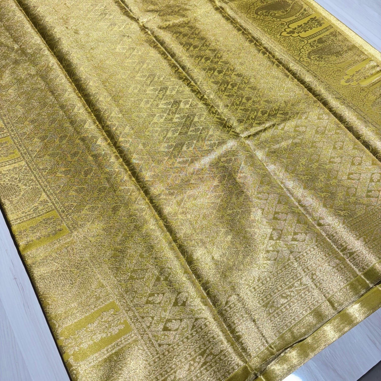 Semi Kanchivaram Soft Tissue Saree