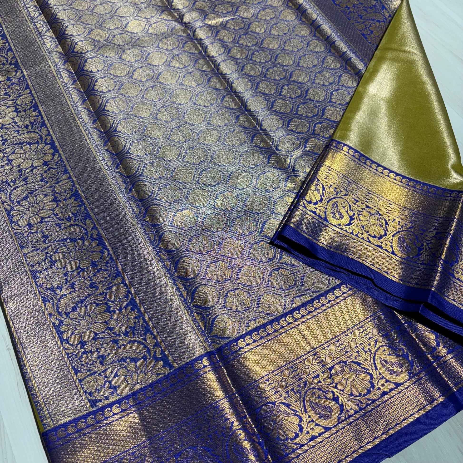 Kanchivaram Soft Tissue Silk Saree